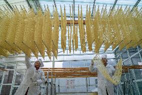 Hanging Noodles For Drying