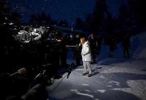 Finland's PM Petteri Orpo hosts meeting in Finnish Lapland