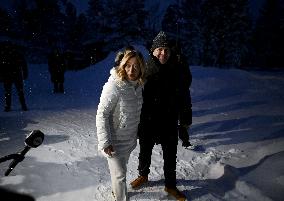 Finland's PM Petteri Orpo hosts meeting in Finnish Lapland