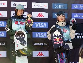 Snowboarding: Japan's Shimizu wins women's halfpipe