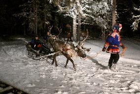 Finland's prime minister Petteri Orpo hosts meeting in Finnish Lapland