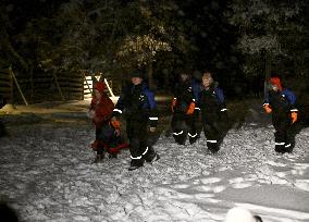 Finland's prime minister Petteri Orpo hosts meeting in Finnish Lapland