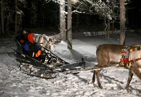 Finland's prime minister Petteri Orpo hosts meeting in Finnish Lapland