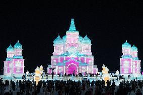 Ice-Snow World in Harbin - China