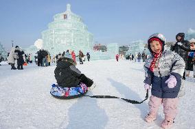 Ice-Snow World in Harbin - China