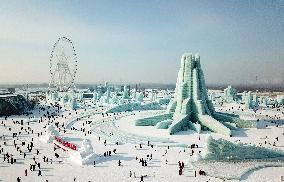 Ice-Snow World in Harbin - China