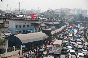 Traffic Jam In Dhaka