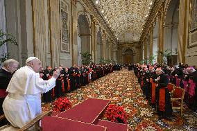 Papal Wishes To The Roman Curia - Vatican