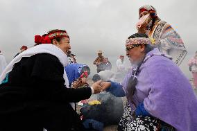 Dancers In Mexico Perform Pre-Hispanic Ceremony To Welcome Winter Solstice