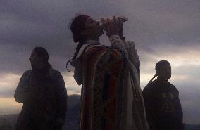 Dancers In Mexico Perform Pre-Hispanic Ceremony To Welcome Winter Solstice