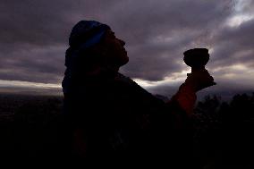 Dancers In Mexico Perform Pre-Hispanic Ceremony To Welcome Winter Solstice