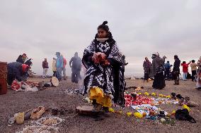 Dancers In Mexico Perform Pre-Hispanic Ceremony To Welcome Winter Solstice