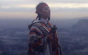 Dancers In Mexico Perform Pre-Hispanic Ceremony To Welcome Winter Solstice