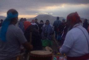 Dancers In Mexico Perform Pre-Hispanic Ceremony To Welcome Winter Solstice