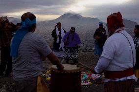 Dancers In Mexico Perform Pre-Hispanic Ceremony To Welcome Winter Solstice