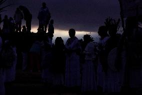 Dancers In Mexico Perform Pre-Hispanic Ceremony To Welcome Winter Solstice