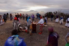 Dancers In Mexico Perform Pre-Hispanic Ceremony To Welcome Winter Solstice