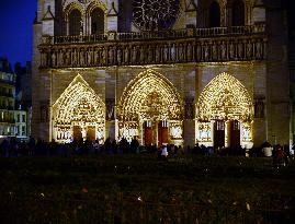 Vespers mass in the Notre-Dame Cathedral - Paris