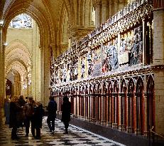 Vespers mass in the Notre-Dame Cathedral - Paris