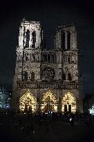 Vespers mass in the Notre-Dame Cathedral - Paris