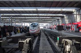 Trains At Munich Central Station