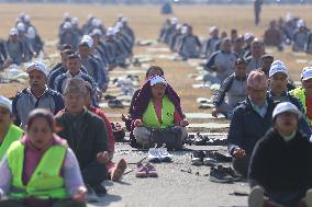 World Meditation Day Celebrated In Nepal