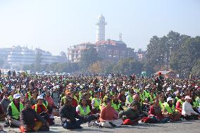 World Meditation Day Celebrated In Nepal