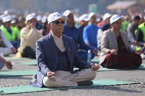 World Meditation Day Celebrated In Nepal