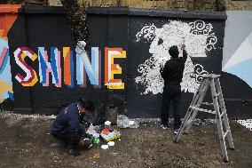 Street Art Festival In Kolkata, India