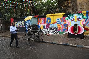 Street Art Festival In Kolkata, India