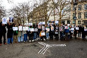 Members From The Syrian Community Gathered In Support With The Victims Of Bashar Al-Assad's Prisons