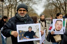 Members From The Syrian Community Gathered In Support With The Victims Of Bashar Al-Assad's Prisons