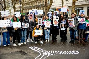 Members From The Syrian Community Gathered In Support With The Victims Of Bashar Al-Assad's Prisons