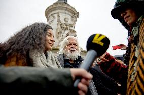 Sea Shepherd Conservation Society Founder, Anti-whaling Activist Paul Watson, Attends A Rally In His Support