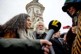 Sea Shepherd Conservation Society Founder, Anti-whaling Activist Paul Watson, Attends A Rally In His Support