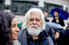 Sea Shepherd Conservation Society Founder, Anti-whaling Activist Paul Watson, Attends A Rally In His Support