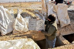 Mass Grave Found Near Damascus - Syria