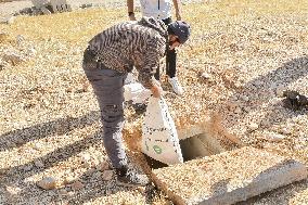 Mass Grave Found Near Damascus - Syria