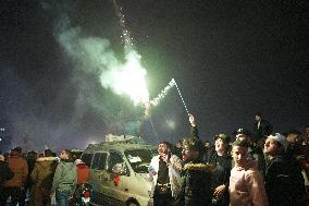 Syrians Celebrate Assad's Fall In Damascus