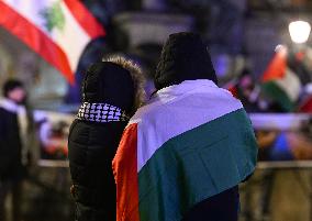 Rally For Palestine In Krakow