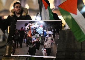 Rally For Palestine In Krakow