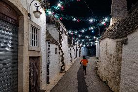 Lights And Installations In Alberobello