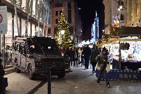 Increased Police Presence In Christmas Markets After Attack In Germany