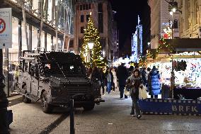 Increased Police Presence In Christmas Markets After Attack In Germany