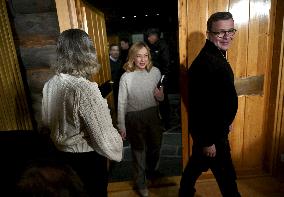 Finland's PM Petteri Orpo hosts meeting in Finnish Lapland