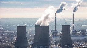 Huaneng Huaiyin Power Plant at work in Huai 'an