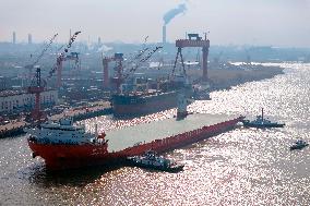 World's Largest Load Carrying Capacity of Self-propelled Deck Ship