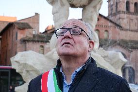 The Fountain Of The Tritons Restored - Rome