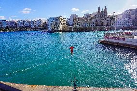 Christmas Atmosphere  in St. Julian's, Malta