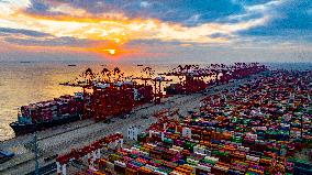 Shanghai Port Container Annual Throughput Exceeded 50 Million TEU